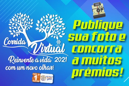 Agora que já fez inscrição para a Corrida, é hora de enviar o tempo, publicar a foto e concorrer a muitos prêmios