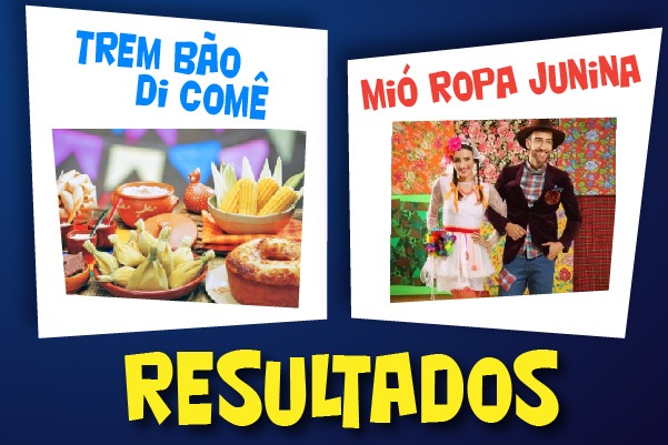 Confira os ganhadores das ações Trem Bão di Comê e Mió Ropa Junina