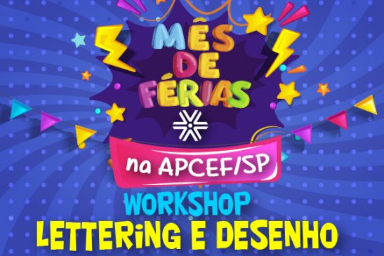 Crianças aprendem técnicas de desenho e de Lettering em Workshop no sábado (24)