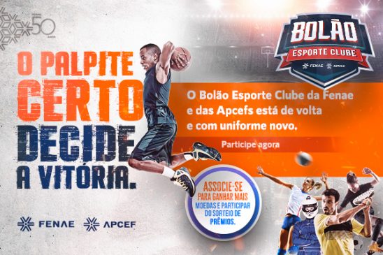 Corre lá, você já pode palpitar no Bolão Esporte Clube Fenae!