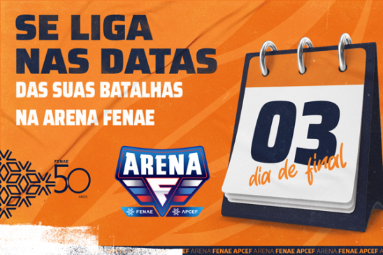 Primeira fase classificatória da Arena já começou neste fim de semana