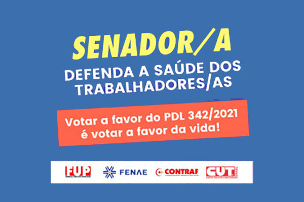 Site “Na Pressão” está no ar! Acesse e pressione os senadores a votarem pelo PDL 342/2021