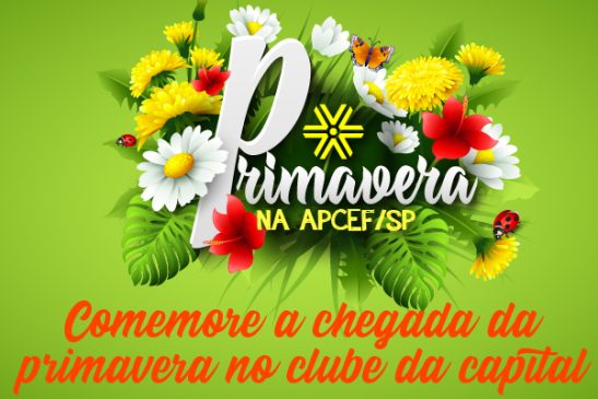 Comemore a chegada da primavera com muita atividade esportiva no clube da capital