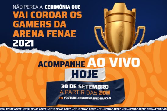 É nesta quinta a live de premiação da Arena Fenae
