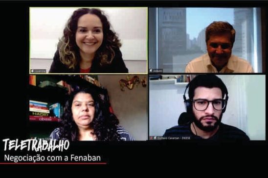 Comando Nacional retoma negociação com Fenaban sobre teletrabalho