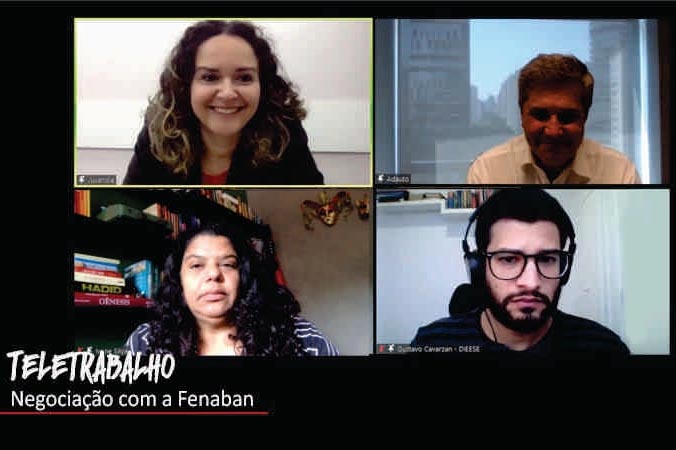 Comando Nacional retoma negociação com Fenaban sobre teletrabalho