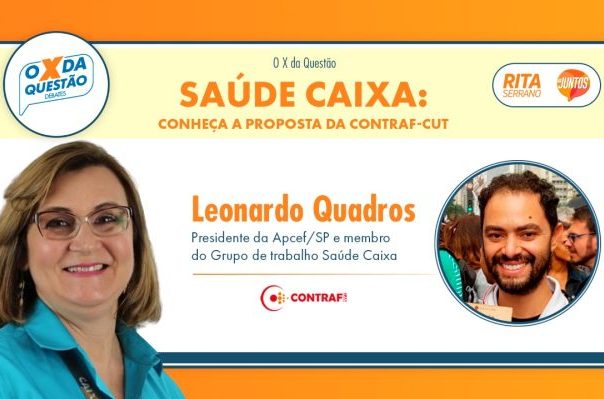 Rita Serrano promove live sobre a proposta apresentada pela Contraf-CUT para o Saúde Caixa