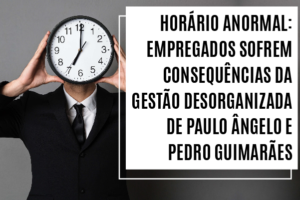 Horário anormal: empregados da Caixa sofrem as consequências da gestão desorganizada de Paulo Ângelo e Pedro Guimarães