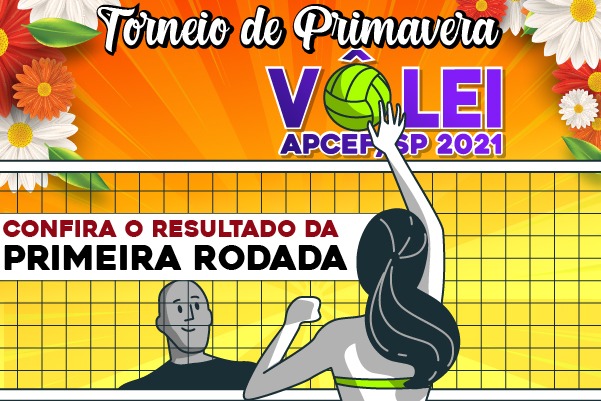 Começa o Torneio de Volêi no clube da Apcef/SP de 2021. Confira o resultado