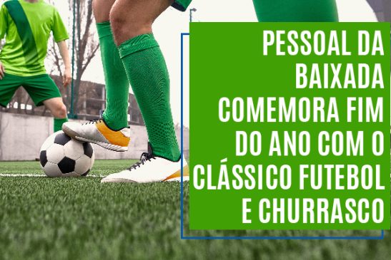 Empregados da Baixada Santista celebram final do ano com o clássico futebol e churrasco
