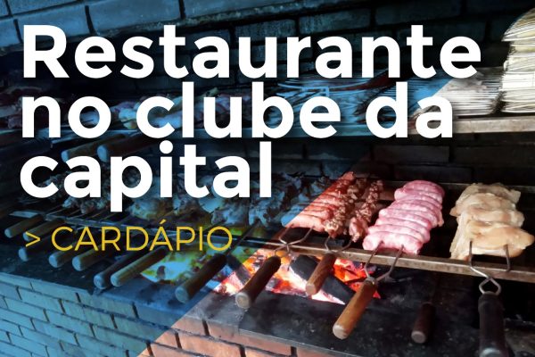 Confira o cardápio do clube deste fim de semana e vem se divertir com a gente!