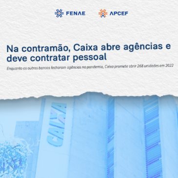 Fenae se preocupa com uso político da Caixa e cobra mais contratação, diz portal