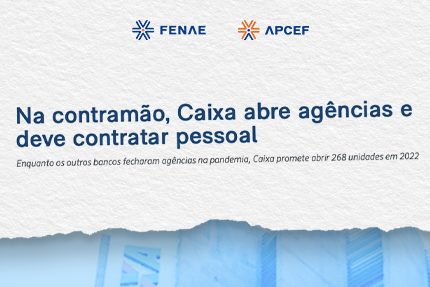 Fenae se preocupa com uso político da Caixa e cobra mais contratação, diz portal
