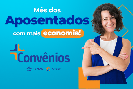 No mês dos aposentados, aproveite descontos de até 50% no site Convênios, passa lá!
