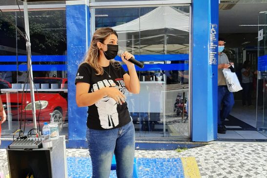 Apcef/SP e Sindicato realizam atividade na zona leste da capital contra assedio moral