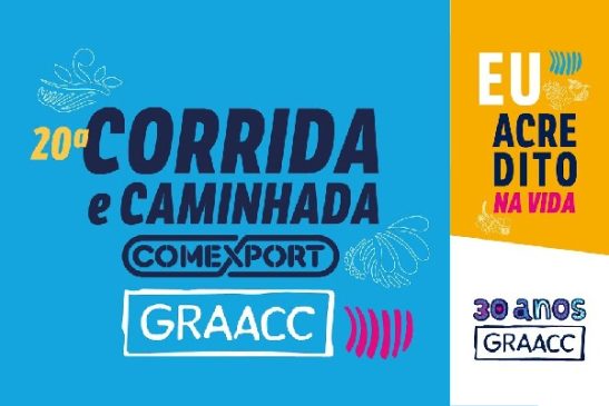 Corrida e Caminhada Graacc está de volta. Participe!