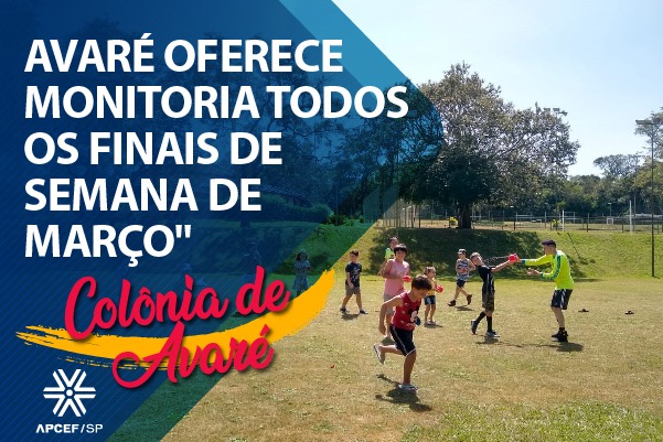 Avaré oferece monitoria todos os finais de semana de março