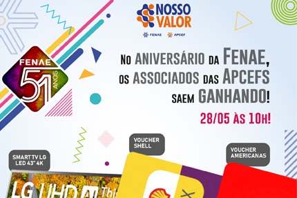Comemore o aniversário da Fenae com a safra Nosso Valor