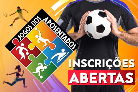 Inscreva-se já para os Jogos dos Aposentados que ocorrem em 24 e 25 setembro