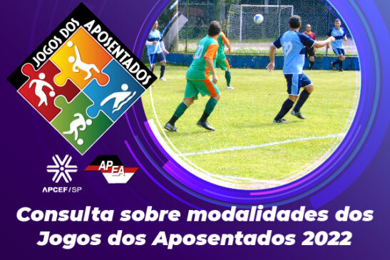 Anote na sua agenda: dias 24 e 25 de setembro tem Jogos dos Aposentados no clube