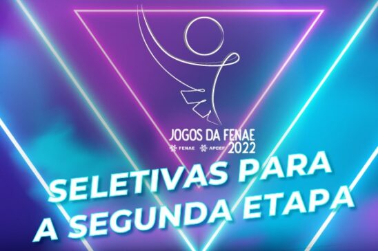 Seletivas para a segunda etapa dos Jogos Fenae têm inscrições abertas