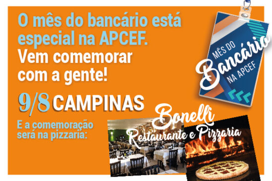Mês dos bancários: dia 9 tem comemoração em Campinas. Inscreva-se!