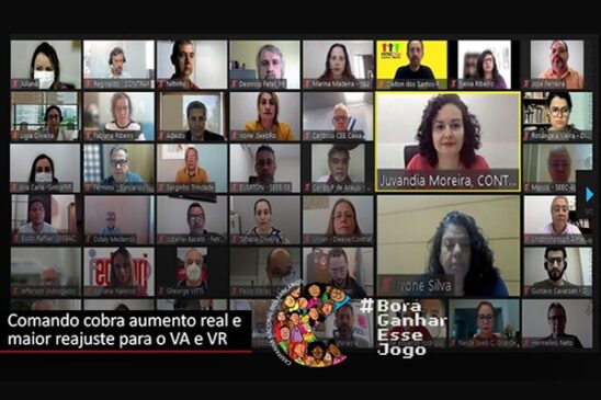 Comando cobra aumento real e maior reajuste no VA e VR