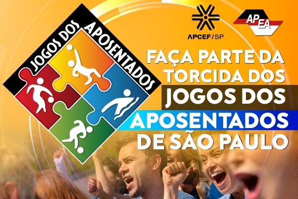 Faça parte da torcida do Jogos dos Aposentados de São Paulo