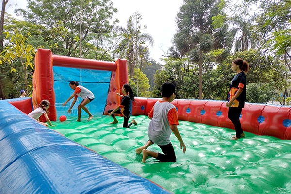 Apcef Cidadã participa do Dia das Crianças da ONG Moradia e Cidadania no clube