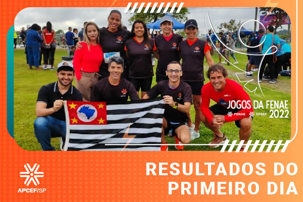 Confira os resultados da delegação de São Paulo no primeiro dia dos Jogos da Fenae 2022