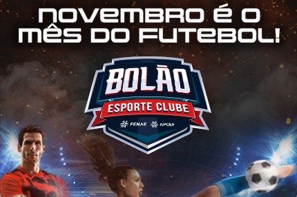 Os desafios de novembro do bolão Fenae/Apcefs já estão rolando! Dê o seu palpite!