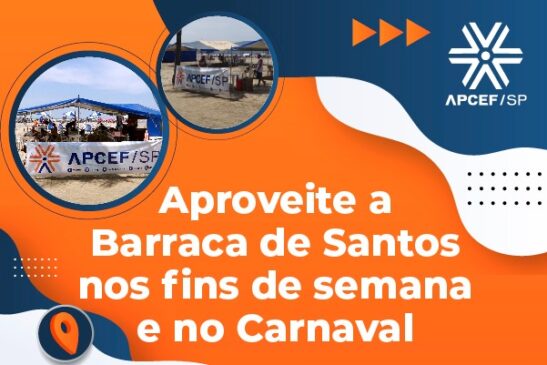 Barraca de Santos estará aberta em todos os fins de semana de fevereiro e, também, no carnaval