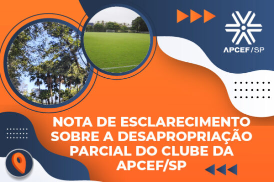 Nota de esclarecimento sobre a desapropriação parcial do clube