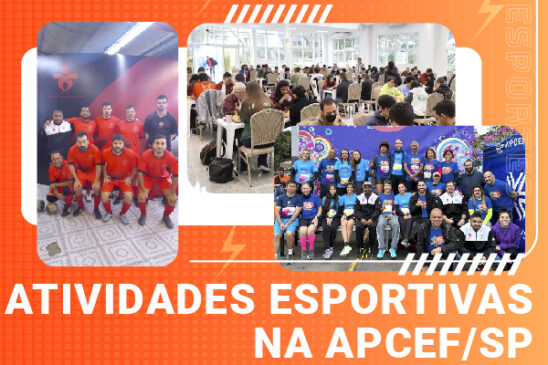 Confira as atividades esportivas da Apcef/SP no último fim de semana