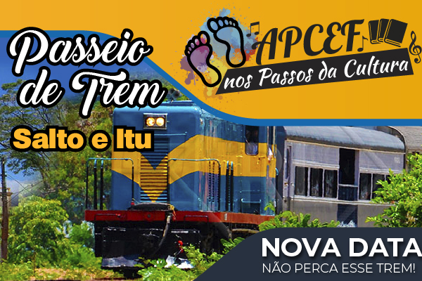 Julho tem mais um passeio de trem pelo interior de São Paulo. Inscreva-se!