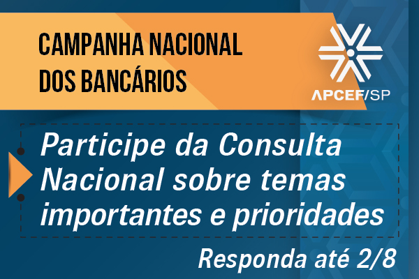 Bancários: participem da Consulta Nacional. Prazo termina dia 2