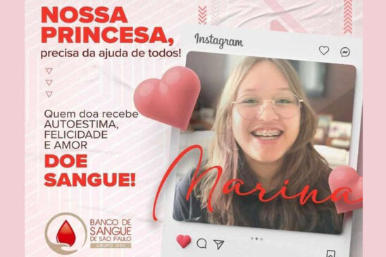 Filha de empregado do litoral precisa de doação de sangue