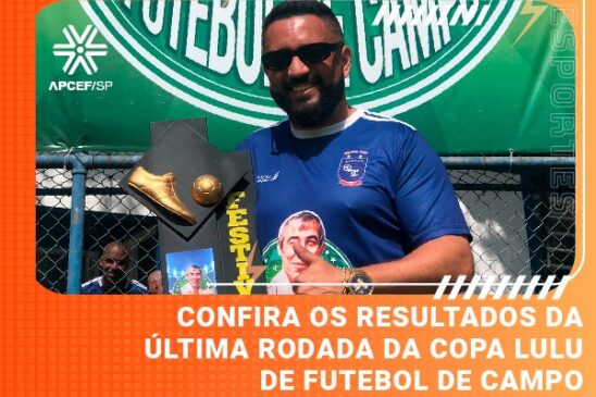 Confira os resultados da última rodada da Copa Lulu de Futebol de Campo