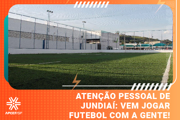 Atenção, pessoal de Jundiaí: vem jogar futebol com a gente!