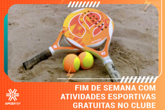Fim de semana com atividades esportivas gratuitas no clube, aproveite!