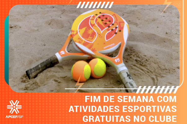 Fim de semana com atividades esportivas gratuitas no clube, aproveite!