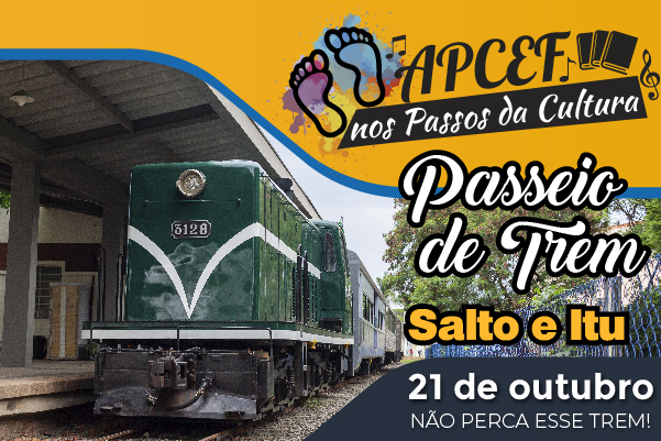 Outubro tem mais uma edição do passeio com o Trem Republicano, não perca!