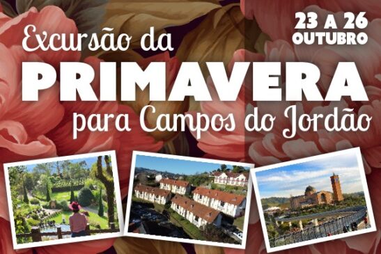 Excursão para Campos do Jordão está com inscrições abertas