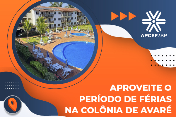 Aproveite as festas de fim de ano e as férias na Colônia da Apcef/SP em Avaré