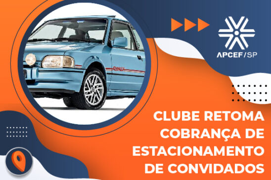 Clube retoma cobrança de estacionamento de convidados