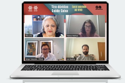 Em live, Fenae tira dúvidas e informa sobre as negociações do Saúde Caixa