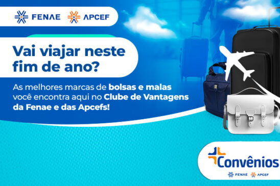 Plataforma de Convênios da Fenae oferece descontos em produtos de passeio e viagem para o fim do ano