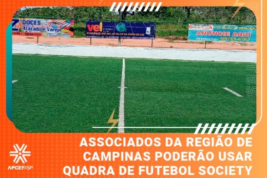 Associados da região de Campinas poderão usar quadra de futebol society