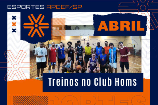 Tem treino no Club Homs durante todo o mês de abril, participe!