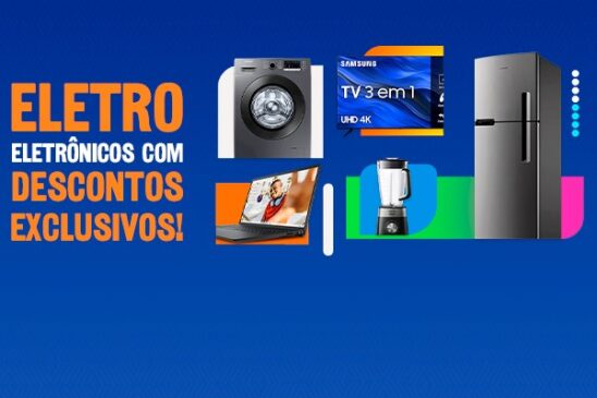 Descontos em eletroeletrônicos ganham destaque na Plataforma de Convênios